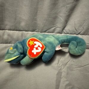 Ty Teenie Beanie Babies “Iggy” the Iguana 1993 rare NWT